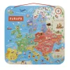 Puzzle Carte d'Europe Magnétique Allemand (bois)
