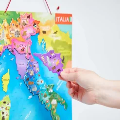 Puzzle Carte d'Italie Magnétique 20 pièces