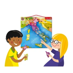 Puzzle Carte d'Italie Magnétique 20 pièces