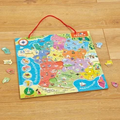 Puzzle Carte France Magnétique 93 pièces
