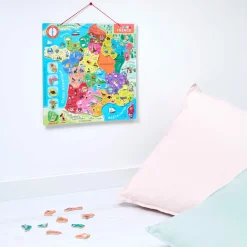 Puzzle Carte France Magnétique 93 pièces