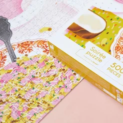 Puzzle Coquillettes Jambon 500 pièces
