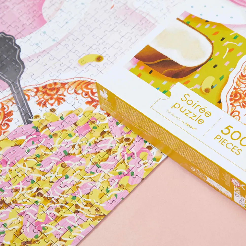 Puzzle Coquillettes Jambon 500 pièces