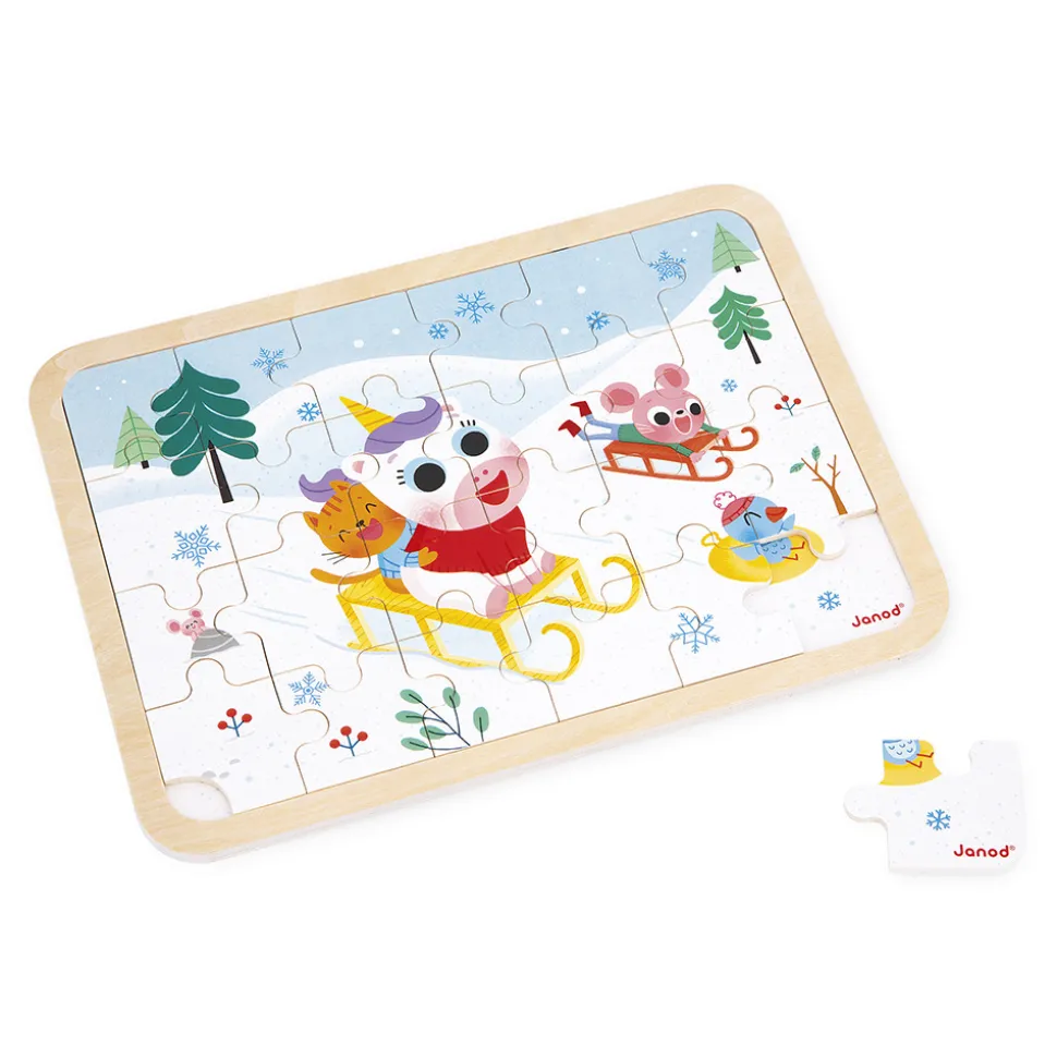 Puzzle en bois A la montagne 24 pièces