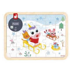 Puzzle en bois A la montagne 24 pièces