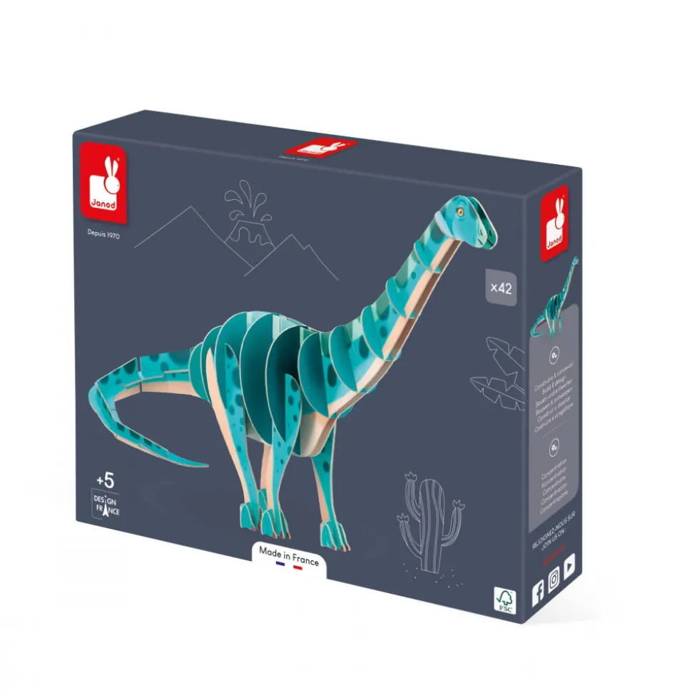 Puzzle en Volume le diplodocus