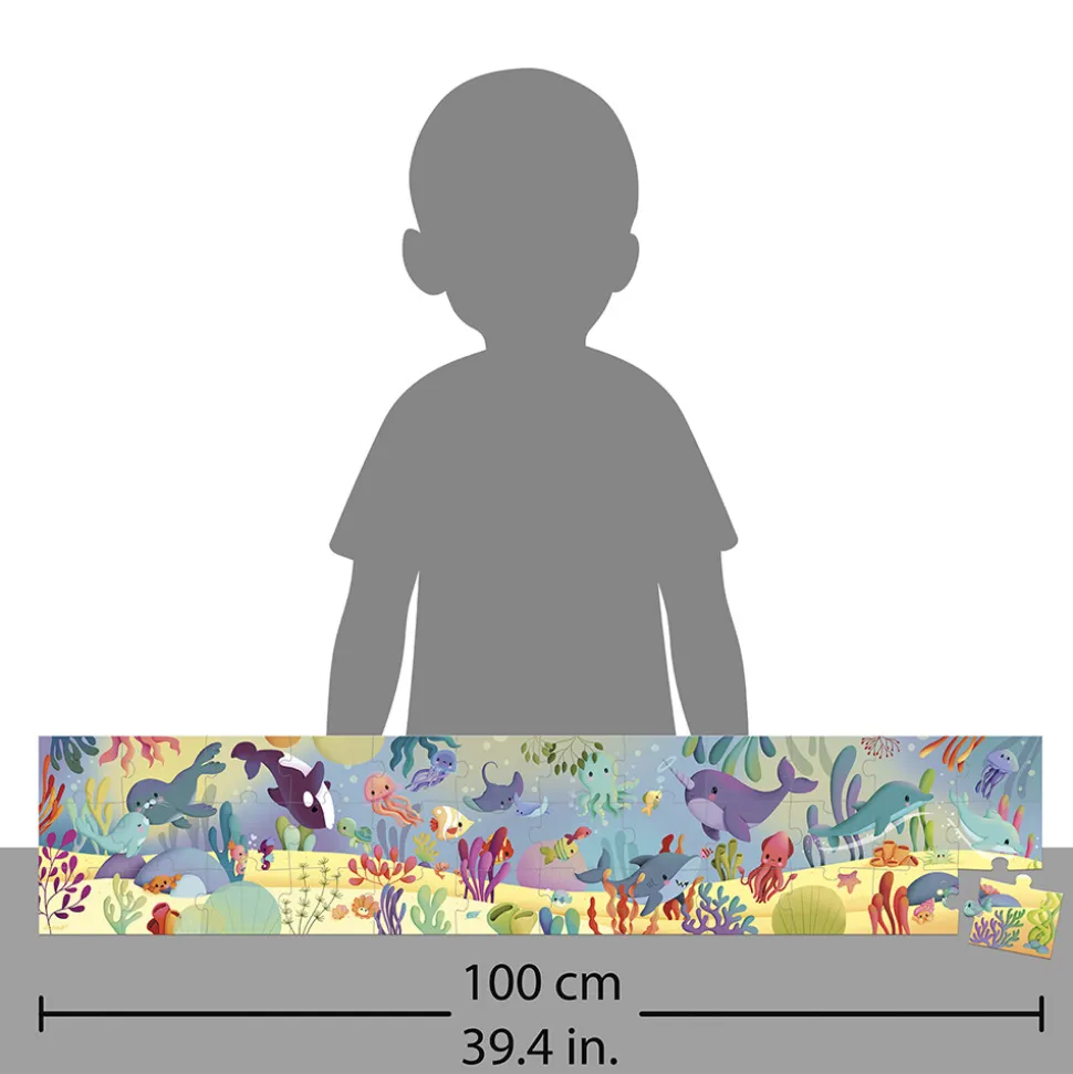 Puzzle Frise Les Animaux Marins 36 pièces