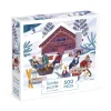 Puzzle Hiver à La Montagne 500 pièces