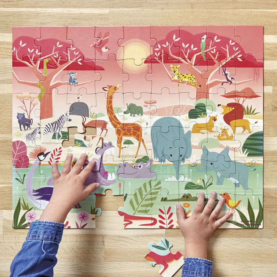 Puzzle La Réserve Animalière 54 pièces