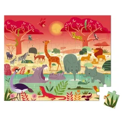 Puzzle La Réserve Animalière 54 pièces