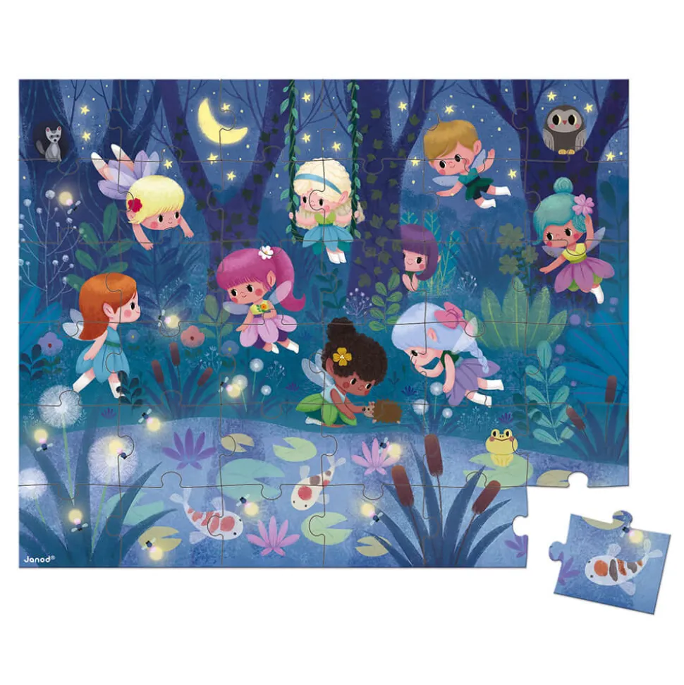 Puzzle les Fées et les Nénuphars 36 pièces