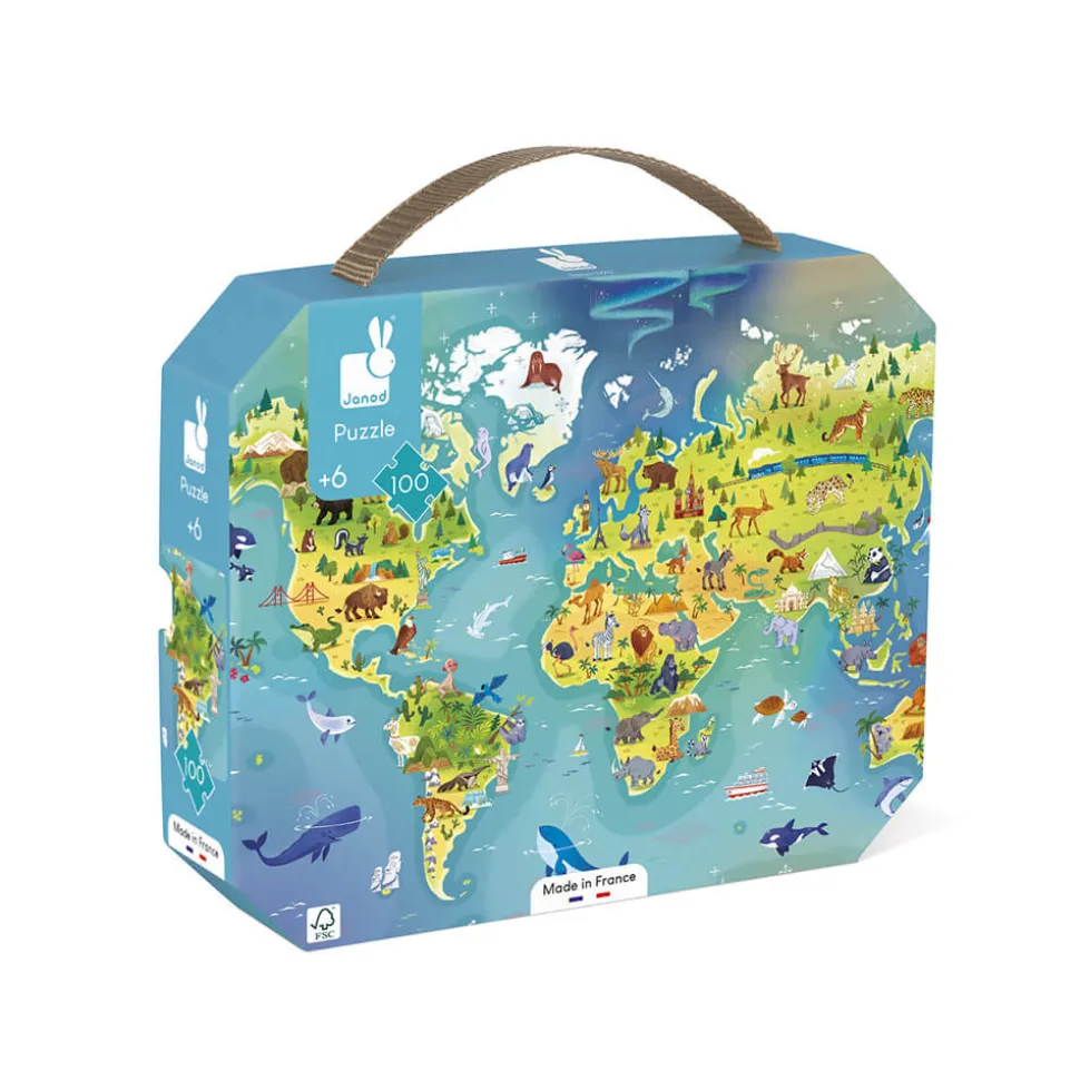 Puzzle Monde 100 pièces
