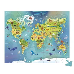 Puzzle Monde 100 pièces