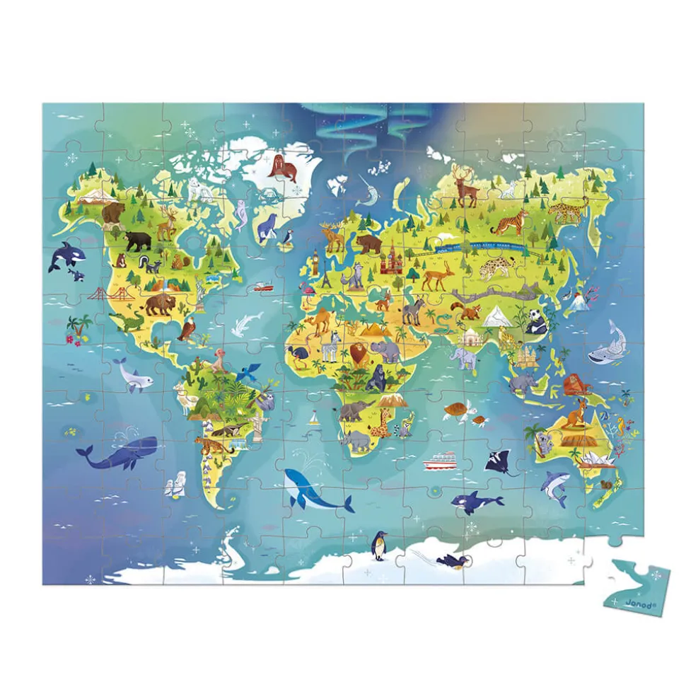 Puzzle Monde 100 pièces