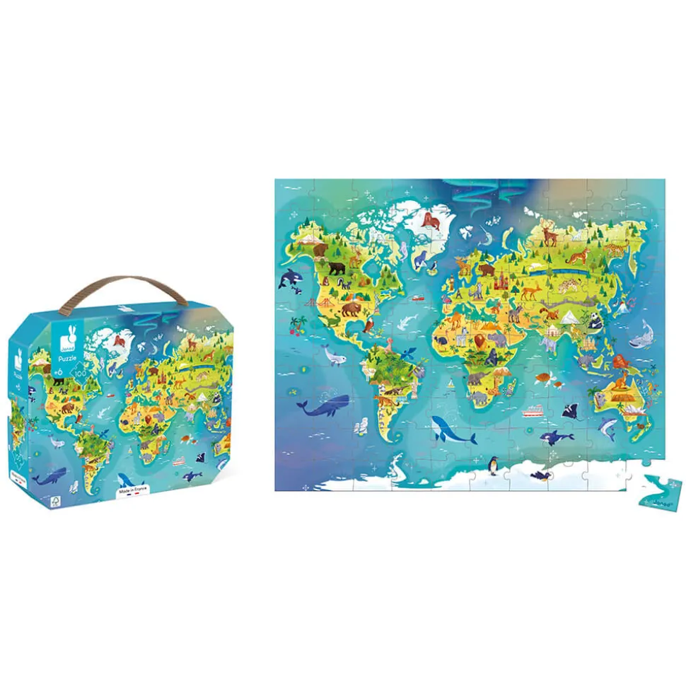 Puzzle Monde 100 pièces