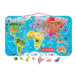 Puzzle Monde Magnétique 92 pièces