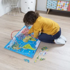 Puzzle Monde Magnétique 92 pièces