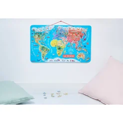 Puzzle Monde Magnétique 92 pièces