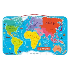 Puzzle Monde Magnétique 92 pièces