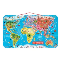 Puzzle Monde Magnétique 92 pièces
