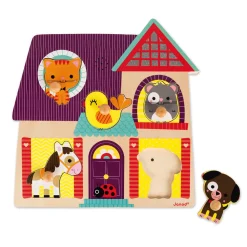 Puzzle musical Mes petits compagnons 5 pièces
