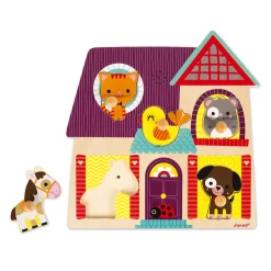 Puzzle musical Mes petits compagnons 5 pièces