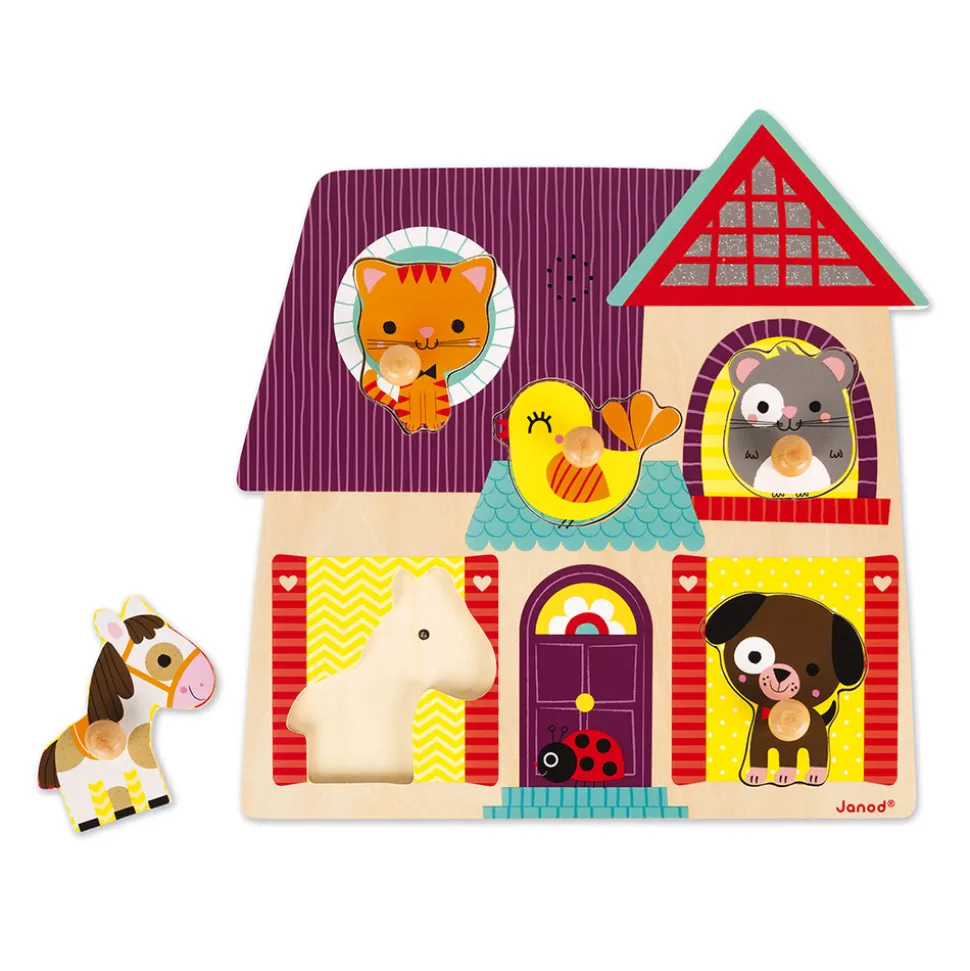 Puzzle musical Mes petits compagnons 5 pièces