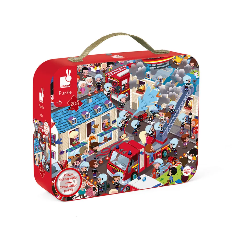 Puzzle observation Pompiers 208 pièces