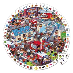 Puzzle observation Pompiers 208 pièces