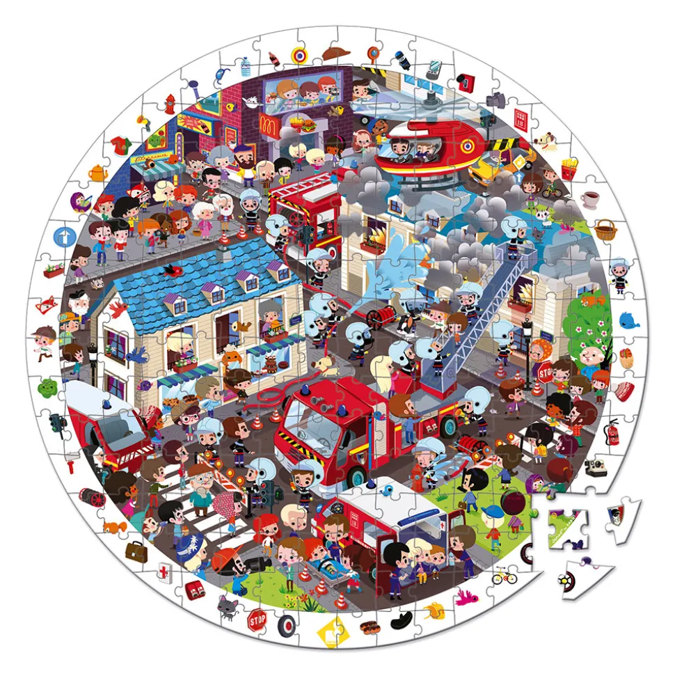 Puzzle observation Pompiers 208 pièces