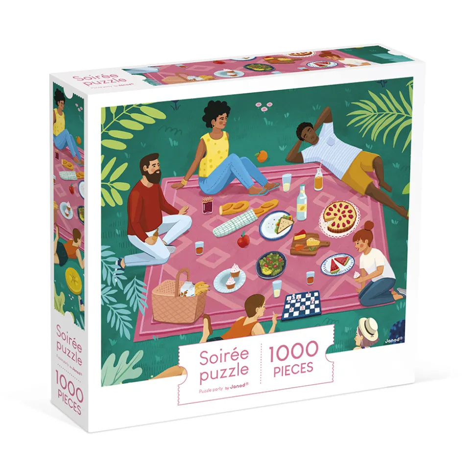 Puzzle Pique-nique Entre Amis 1000 pièces