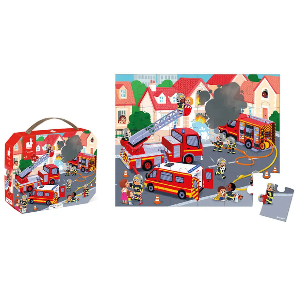 Puzzle Pompiers 24 pièces