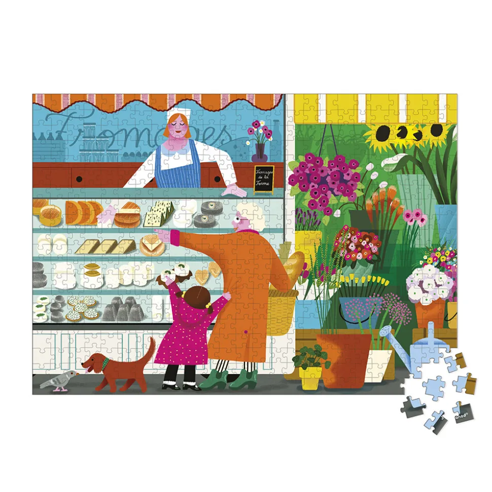 Puzzle Sur Le Marché 500 pièces