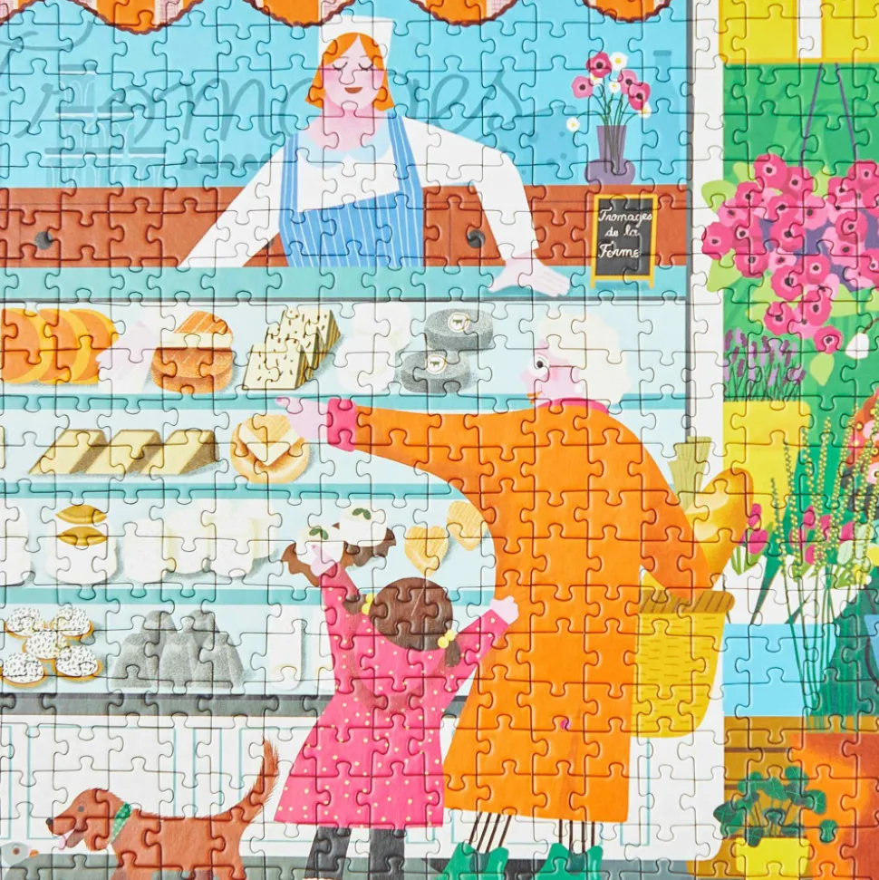 Puzzle Sur Le Marché 500 pièces