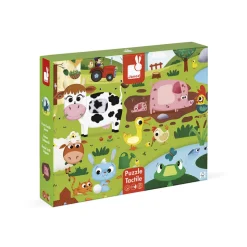 Puzzle Tactile de la Ferme 20 pièces