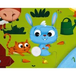Puzzle Tactile de la Ferme 20 pièces