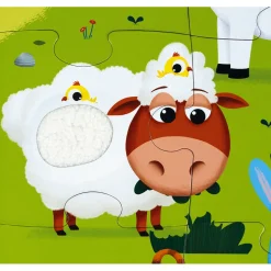 Puzzle Tactile de la Ferme 20 pièces