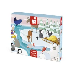 Puzzle Tactile 'La Banquise' 20 pièces