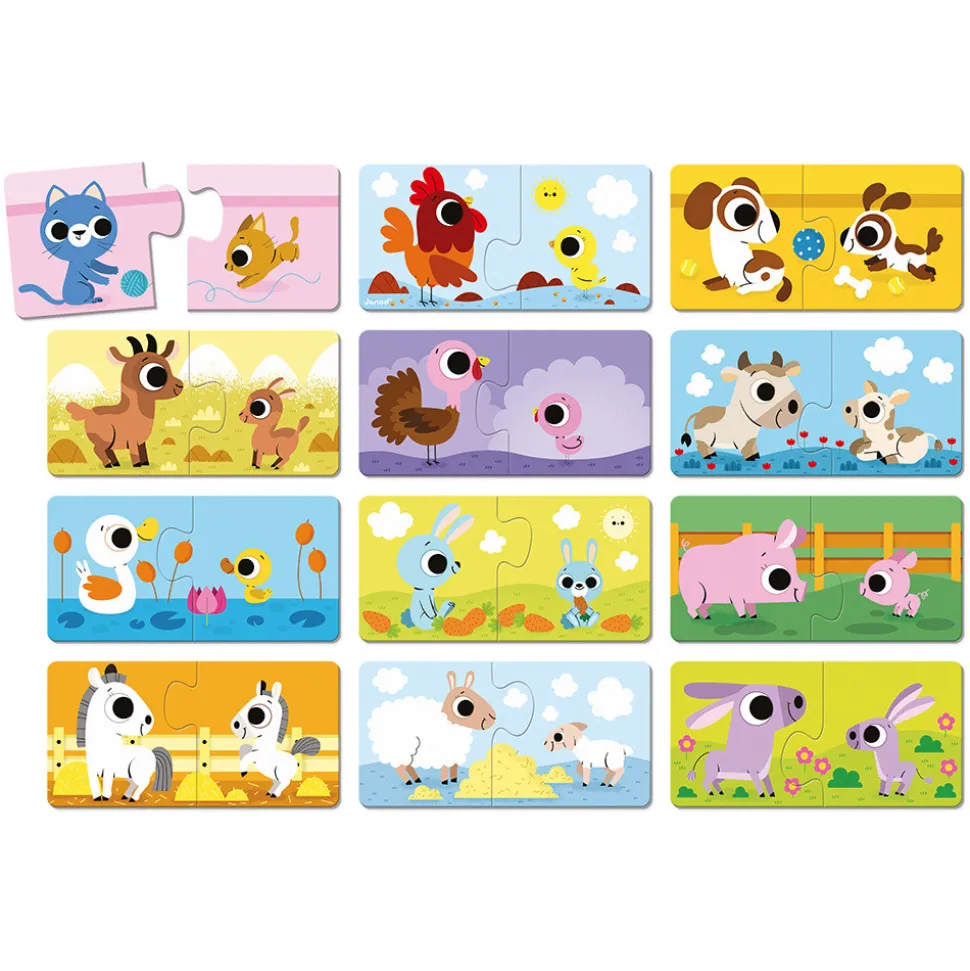 Puzzles Parents et Bébés Animaux