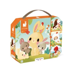 Puzzles Évolutifs Animaux Ferme