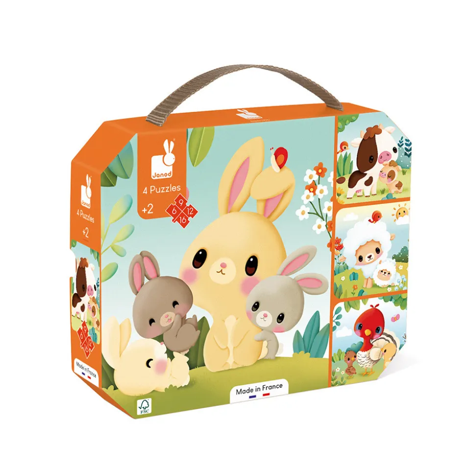 Puzzles Évolutifs Animaux Ferme