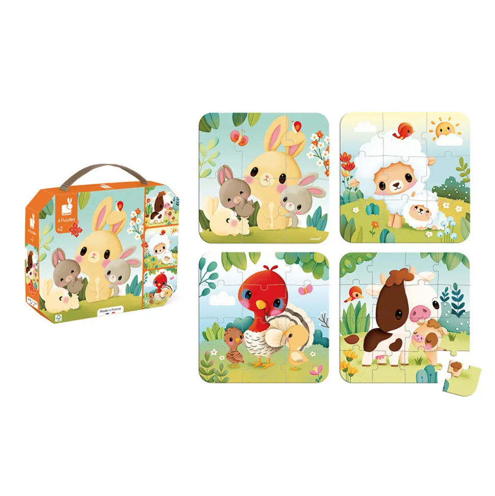 Puzzles Évolutifs Animaux Ferme