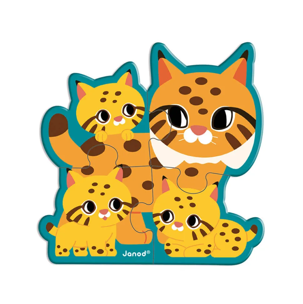 Puzzles évolutifs Animaux 2-3-4-5-6 pièces - Partenariat WWF®