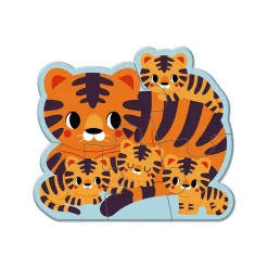 Puzzles évolutifs Animaux 2-3-4-5-6 pièces - Partenariat WWF®