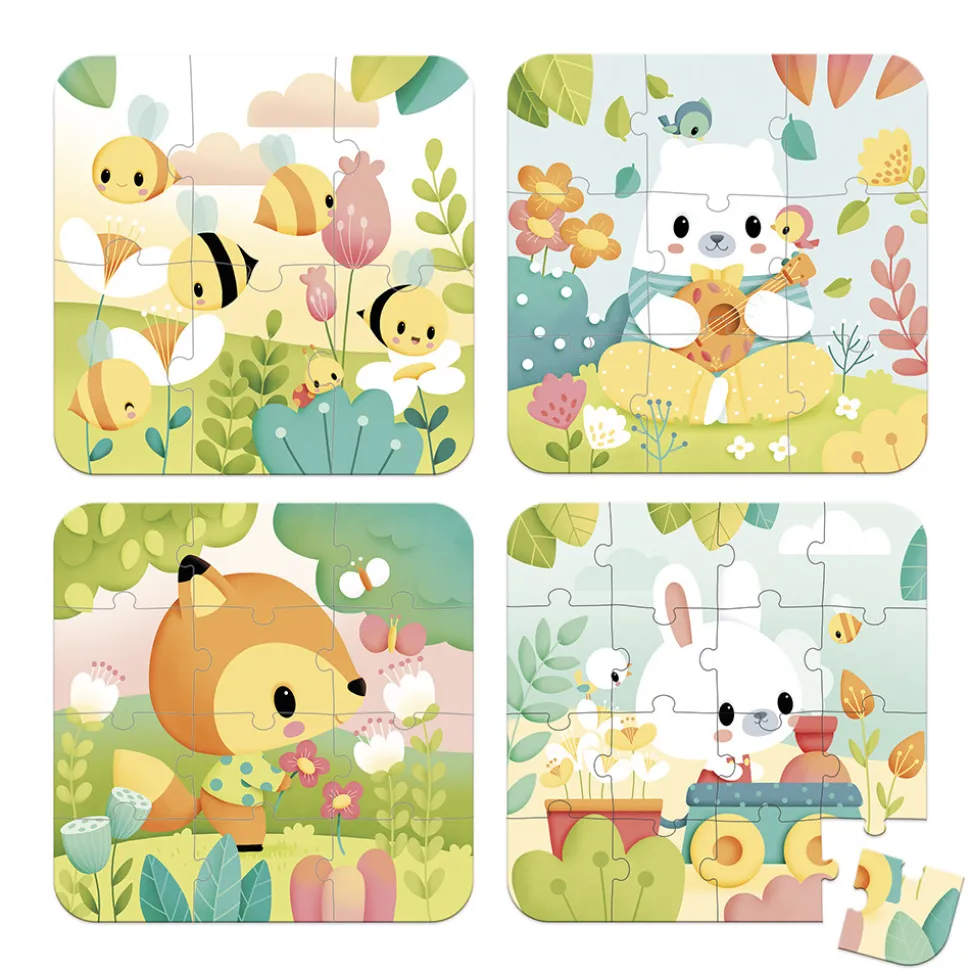 Puzzles Évolutifs Pure - 4 puzzles