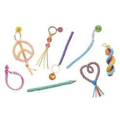 Scoubidous Peace & Love à créer