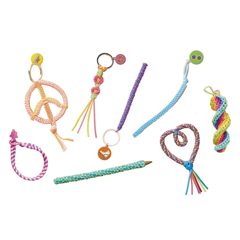Scoubidous Peace & Love à créer