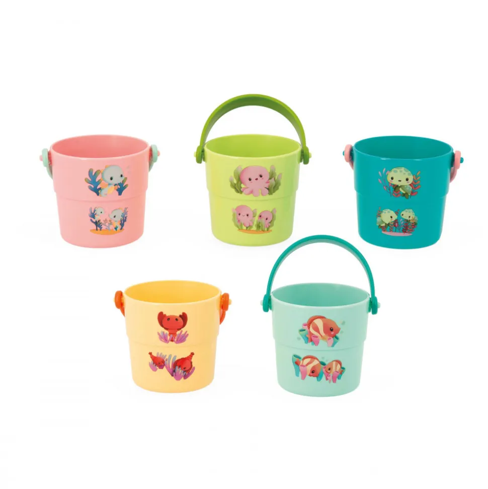 Seaux de Bain Mes Bébé Animaux