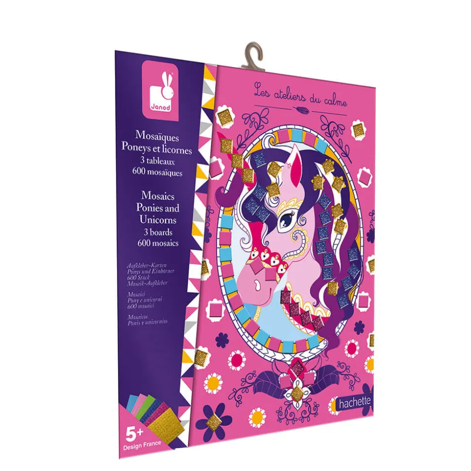 Set Créatif Mosaïques en Mousse Poneys et Licornes