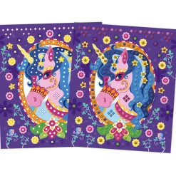 Set Créatif Mosaïques en Mousse Poneys et Licornes